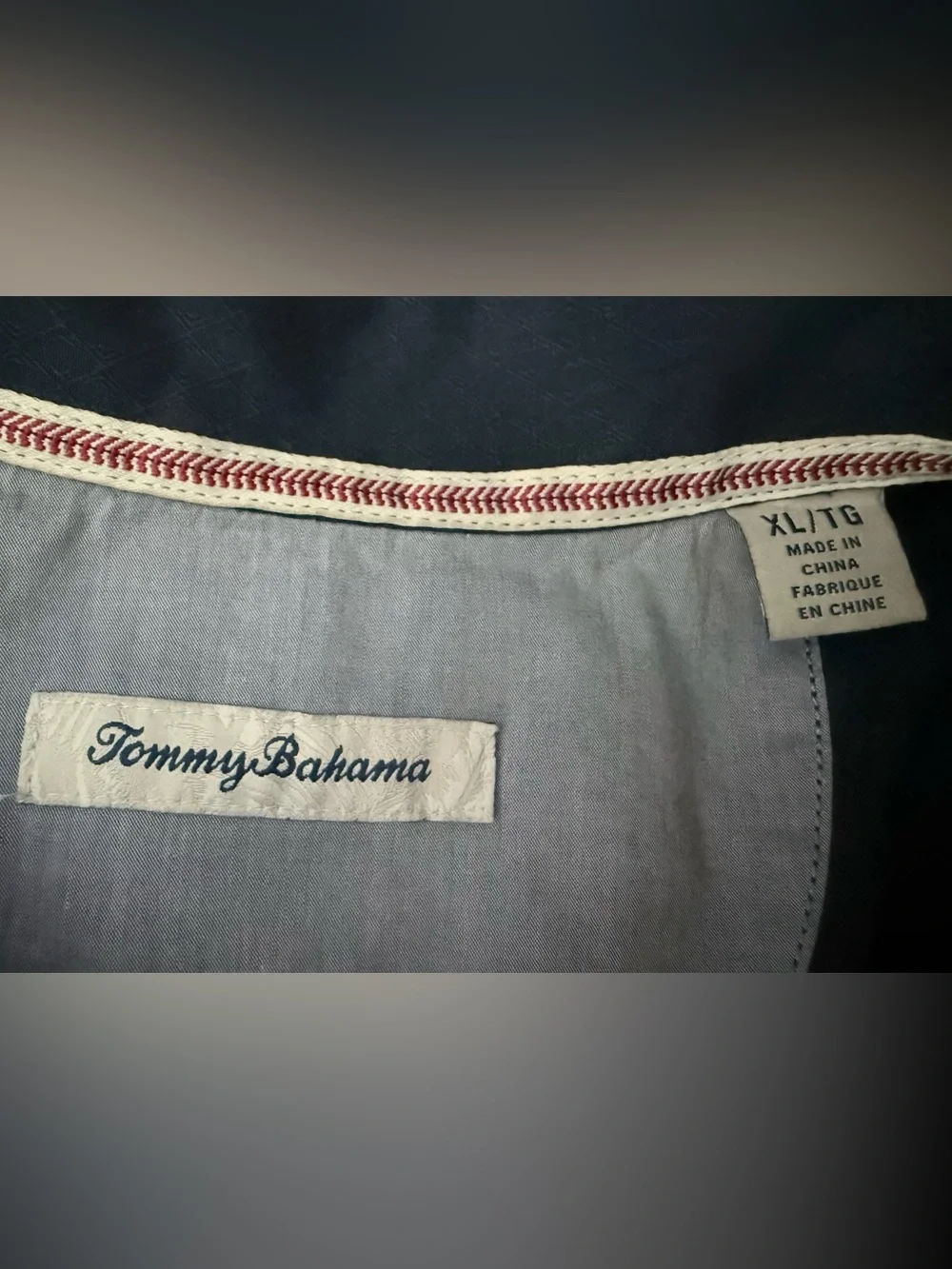 Tommy Bahama MLB Clutch Play Houston Astros Button Down Silk Blue Shirt Men’s XL